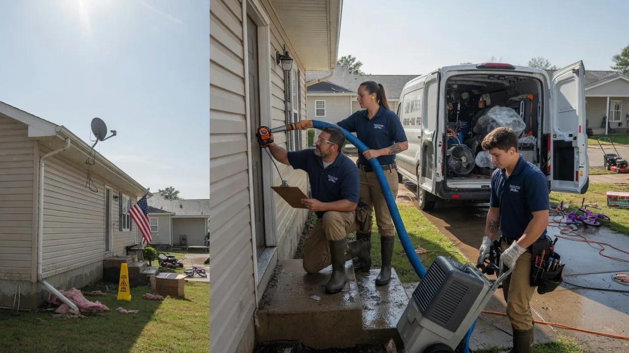 Ceiling Water Damage Restoration in Maryville, MO near me